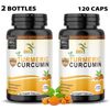 Turmeric Curcumin Highest Potency 95% 1000mg BioPerine Black Pepper Extract 120