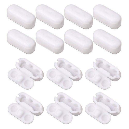 Replacement Plastic Blind Pull Cord Connector Clips - Plastic Chain Roller, Roman, Vertical (5)