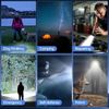99000000 Lumens Super Bright LED Tactical Flashlight Rechargeable Work Light 2X