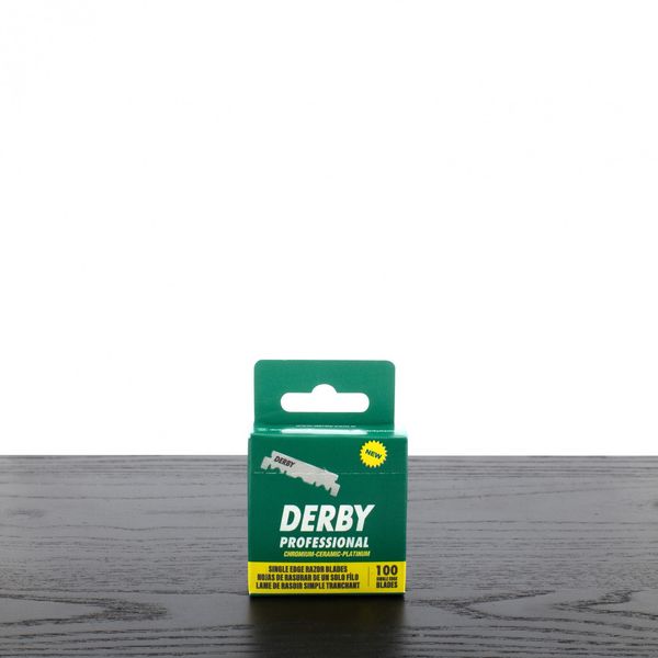 Derby Professional Single Edge Razor Blades, 100-ct (green)