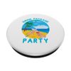 First Cruise Essentials Funny Drink Package Party Couple PopSockets Swappable PopGrip
