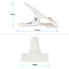 CAMVATE Spring Clip Clamp with Mini Ball Head Mount (White) - 3542