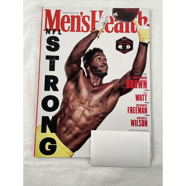 Men's Health Magazine October 2018 NFL Strong Antonio Brown.