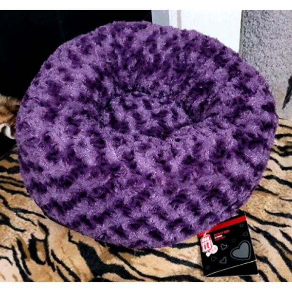 Pet Bed Round Dog or Cat Purple xsmall.. new w/ tag!