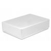 5 X A5 STORAGE BOXES CLEAR PLASTIC BOX LEAFLET FLYER HOLDER FOR OFFICE