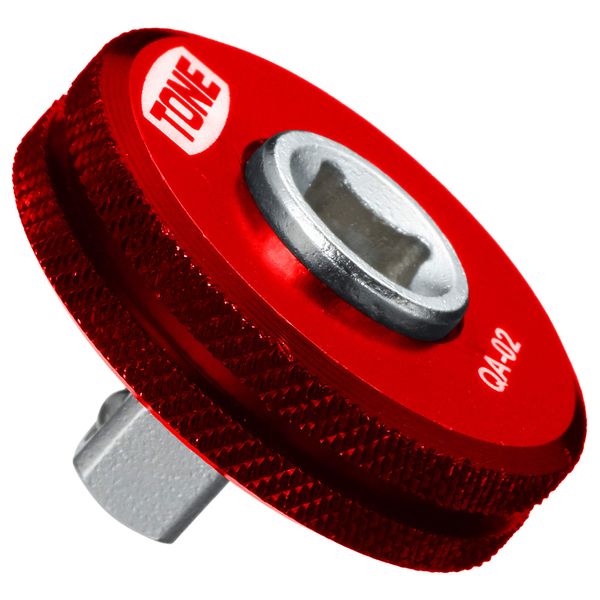 Tone L-QA-02R Quick Adapter, for Ratchets, Drive Socket: 1/4” (6.35 mm), Red