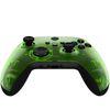 eXtremeRate Replacement Faceplate for Xbox Series X & S Controller - Personalize Your Control - Clear Green Custom Front Housing Shell for Xbox Core Wireless Controller [Controller NOT Included]
