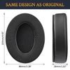 SOULWIT Mesh Fabric Replacement Earpads Cushions for HyperX Cloud 1/2/3/Pro/Core/Flight/Flight S/Stinger/Stinger S, CloudX Stinger/Stinger Core/Flight Headsets - Black