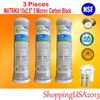 3 Active Carbon Block 10" Matrikx 5M Micron CTO RO Water Filter Coconut Shell