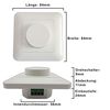 LED 10-200W Dimmer Dimmschalter Dreh-Dimmer LEDs & Trafo Drehdimmer