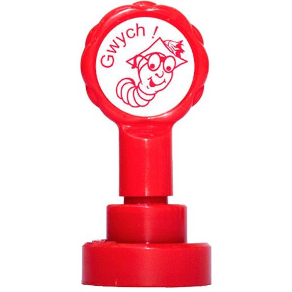 Welsh Self inking teacher reward stamp"Gwych" X12011