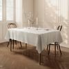 Home Direct Rectangular Rectangle Fabric Tablecloth Table Cloth Table Cover 100cm x 140cm 39"x55" Cream