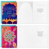 Hallmark Golden Thread Diwali Card Assortment (16 Cards with Envelopes)