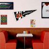 Cincinnati Bengals White Stripes Pennant Banner Flag