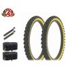 Alta Performance M.T.B BICYCLE 20" x 2.00" Black/Gum DURABLE Rough TIRES 6PC SET