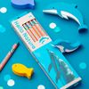 Tombow Pencil KB-KHNDL2-2B 2B (Dolphin Pattern) Hello Nature Hand Dolphin 1 Dozen