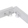 L-Shaped Reversible White 58" Gaming Desk Corner Desk Computer Desk Laptop Table