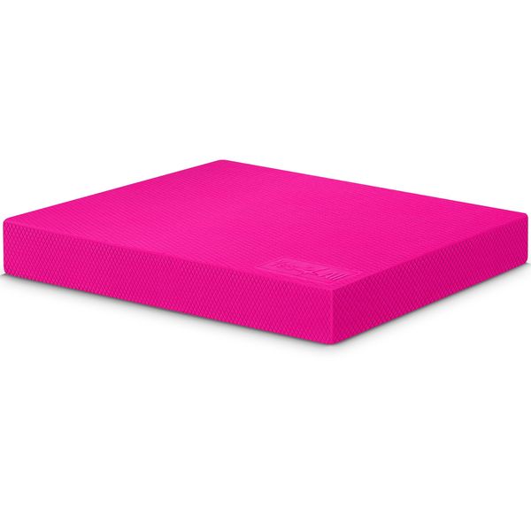 Yes4All MM7B Balance Pad L XL inkl, balance pad erwachsene für Stabilität; balance-pad für Fitness-Workout-Training Geeignet für zu Hause, Arbeit (Pink-L)