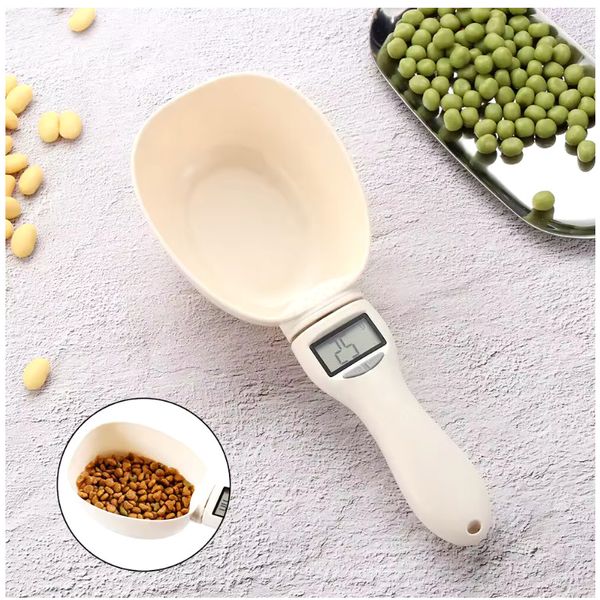 Electronic Measuring Tool Pet Feeding Bowl Measuring Spoon Pet Food Scale