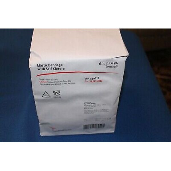 (Case of 48) Cardinal Elastic Bandage Elite Latex Free 6" 23593-06LF (NEW)