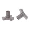 Rbiouseix 2Pcs 17mm Microwave Oven Turntable Roller Guide Support Coupler Tray Shaft