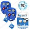 2 Replacement for Chevy Corvette Malibu SSR Remote Car Keyless Entry Fob Navy