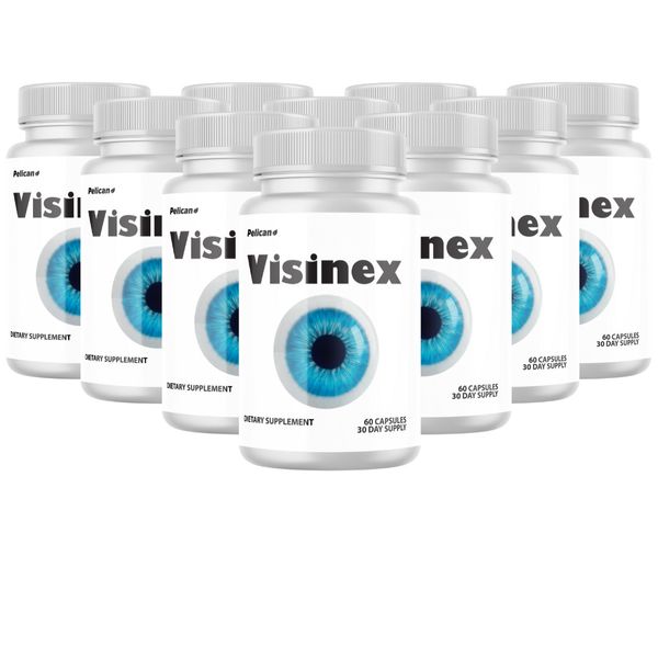 Visinex- Eye Support with Lutein- 10 Bottles- 600 Capsules