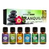 Premium Grade Essential Oils-Tranquility- Gift Set 6/10ml Pure Essential Oils 
