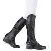 Dublin Stretch Fit Half Chaps, Black, Childs L