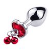 SM VIP Heart Plug with Bell RED - M (113M)