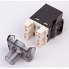 UbiGear 100 Pcs LOT Keystone 8p8c Cat6 Rj45 Network Socket Punch Down Jack Black
