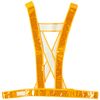 Mizukei 5920020 Taski Safety Vest, King Size, Gold