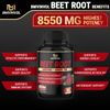 Beet Root Extract Capsules 8550Mg - Green Tea, Red Spinach, Ginseng - S