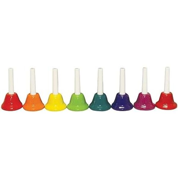 Boomwhackers BWHBC8 8 Note Diatonic Chroma Notes Hand Bells