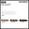 Maybelline Express Brow Fast Sculpt Eyebrow Gel, Shapes and Colours Eyebrows, All Day Hold Mascara, 04 Medium Brown, 2.8 ml