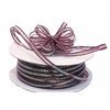 3mm-1/8" Organza Pull Bow Ribbon Burgundy 50yd