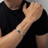 Treasure Bay Solid 925 Sterling Silver Bangle Bracelet For Men and women TBC372