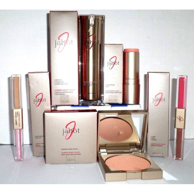 Jabot 5 pcs set Foundation, Concealer, Blush, Bronzer, & Gloss *LIGHT skin tone*