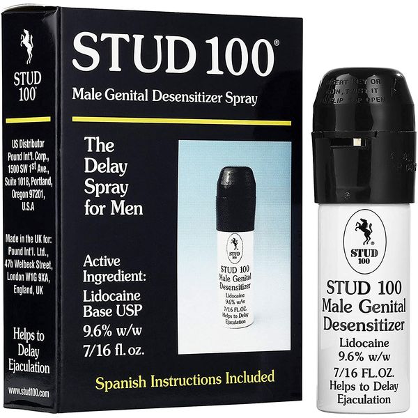 Stud 100 DESENSITIZING Spray for Men Help to DELAY Ejaculation