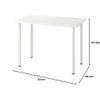 Ikea ADILS/LINNMON Table 100 x 60 cm [White]