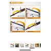 KATA Hacksaw, Compact Hand Operating Hack Saw with 10 Inch Aluminum Frame and 2 