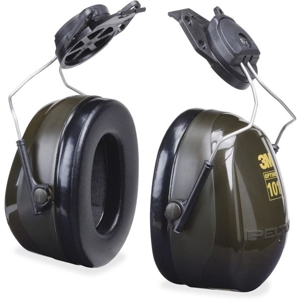 3M H7P3E Optime Earmuff Cap-Mount Headset, 24 dB NRR