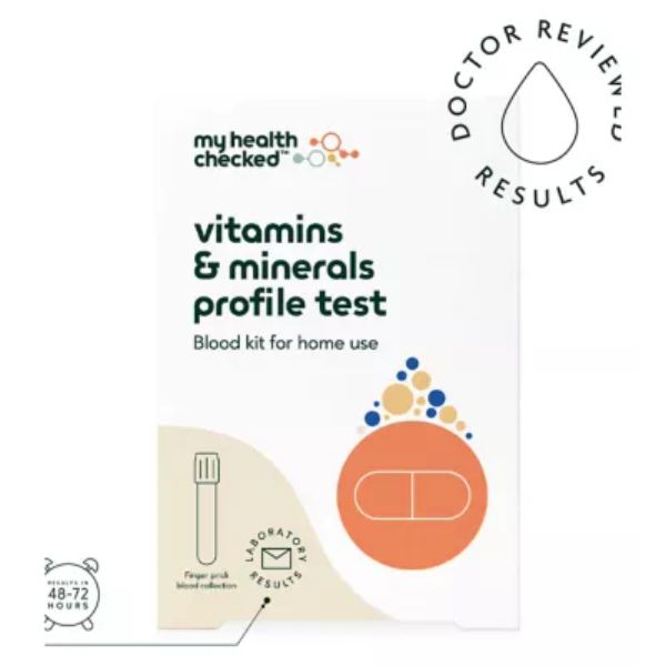 MyHealthChecked Vitamins & Minerals Profile Blood Test