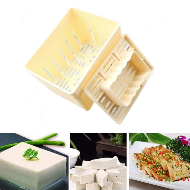 Tofu Maker, Tofu Mold, Plastic, Tofu Maker, Homemade Tofu, Handmade Tofu, DIY Mold, Box, Plastic Tofu Making Mold Kit, Cheese Cloth