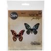 Sizzix Thinlits Die Set 4PK - Detailed Butterflies Mini by Tim H, Silver