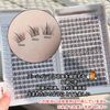 False Eyelashes, Partial False Eyelashes, False Eyelashes, Eyelashes Kit, Reusable, Natural, Waterproof, 0.4 - 0.5 inches (11 - 13 mm), Long Lasting, Soft, Bundle, Fishtail Mix, Home Self Pine Extensions, False Eyelashes, Handmade (Lashes Book)