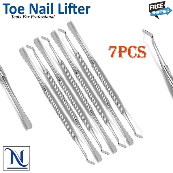 7Pcs Toenail Nail Lifter Ingrown Nail Scaler Podiatry Toenail Surgery Tool