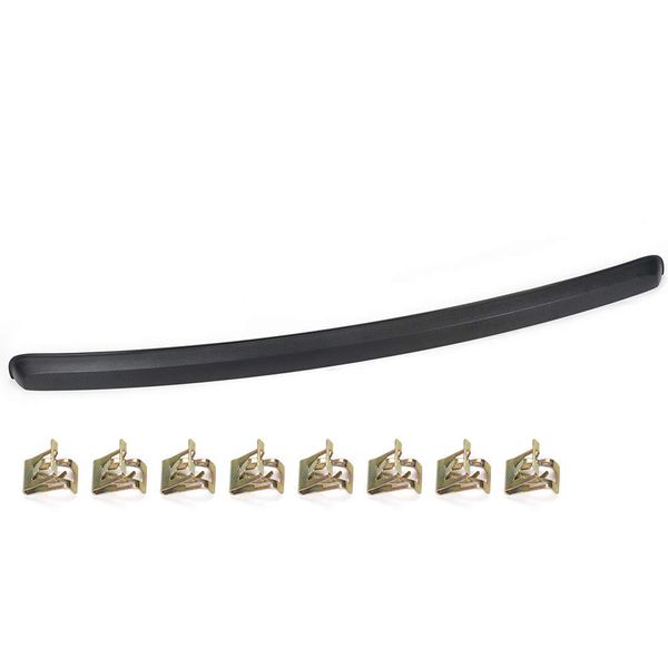 PIT66 Hood Molding Trim Moulding, Compatible with 07-13 GMC Sierra 1500/07-10 Sierra 2500 HD 3500 HD 10385157, GM1235110 Hood Panel Molding