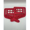 JT Proflex 5mm Foam Replacement Ears. Bomber Red *Free Shipping