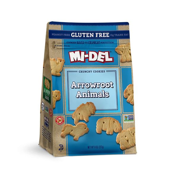 Mi-Del Gluten Free Animal Crackers - Non GMO Certified, 0g Trans Fat Gluten Free Cookies (Pack of 1)